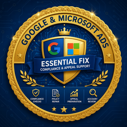 Google and Microsoft Ads policy repair service — Pulserig Essential Fix