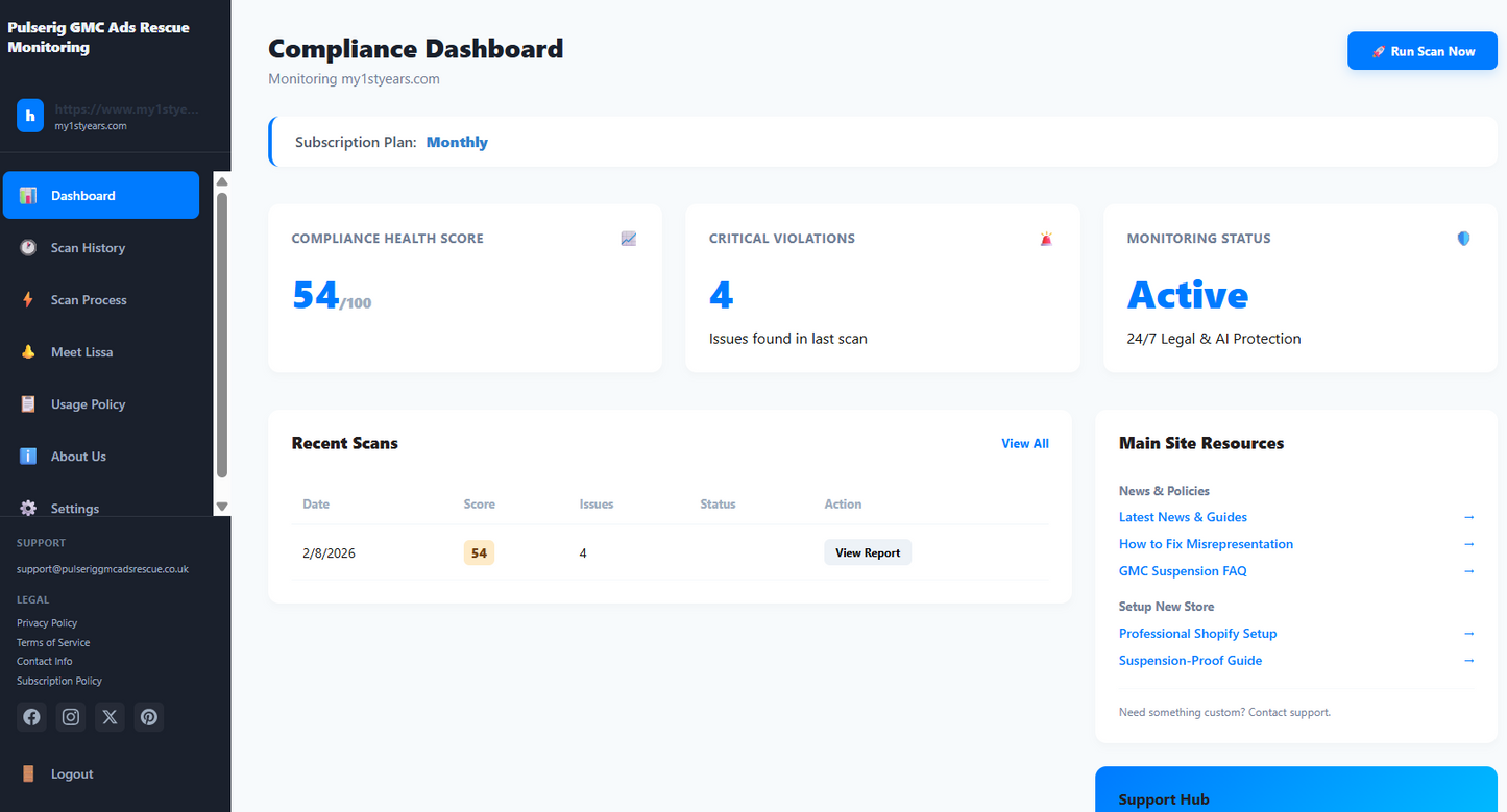 Pulserig Premium: Lissa AI Protection
